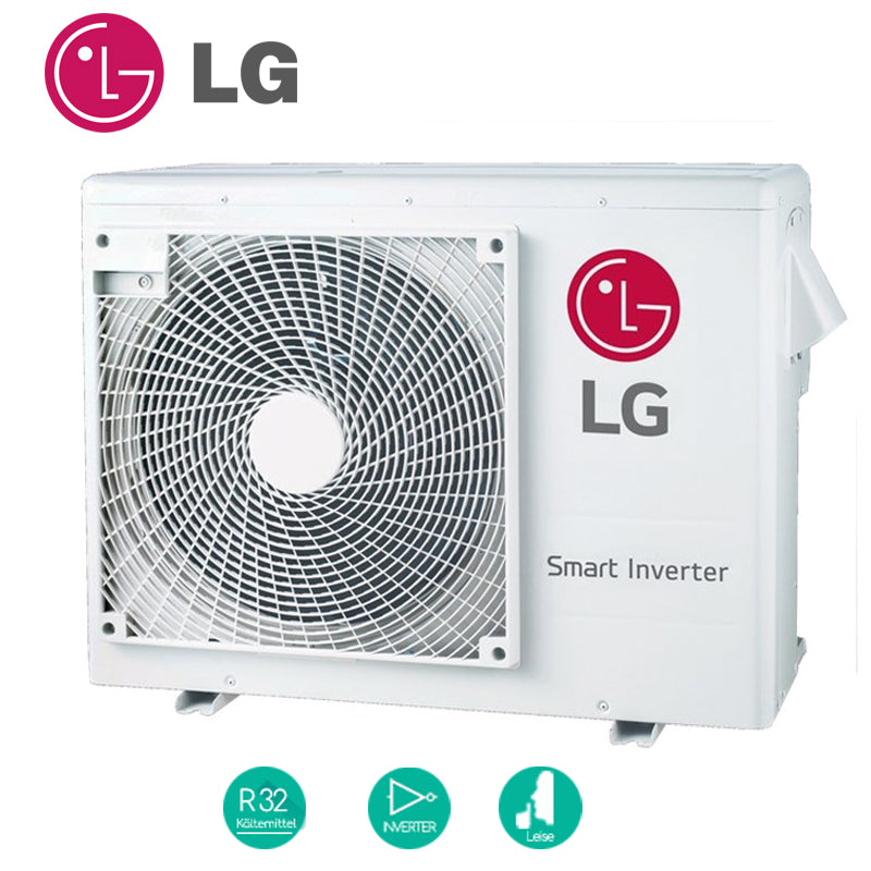 Klimaanlagen Aussengerät Aussengeräte Wärmetauscher Kühlen Heizen Klima Sommer Inneneinheiten Multisplit Split LG MU5R30 U40 Design Effizient Scoop