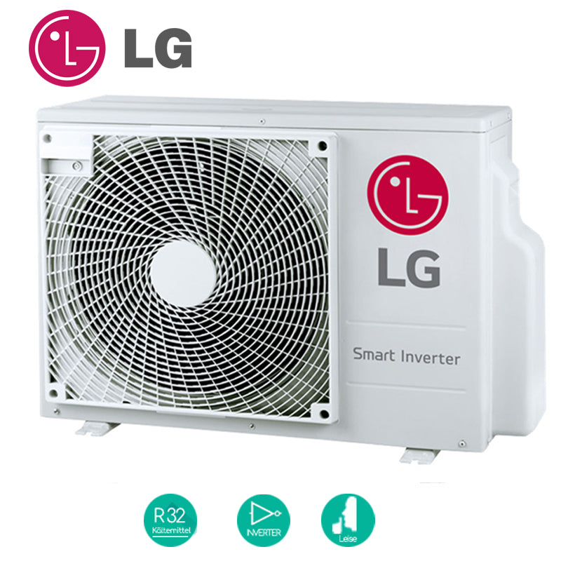 Klimaanlagen Aussengerät Aussengeräte Wärmetauscher Kühlen Heizen Klima Sommer Inneneinheiten Multisplit Split LG MU3R19 ULO Design Effizient Scoop