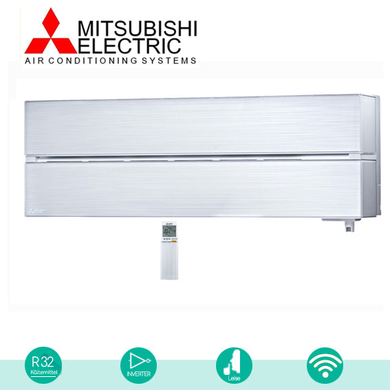 Mitsubishi Premium MSZ-LN-VG2-V Inneneinheit Innengerät Wifi Design stylish günstig Effizient Scoop weiß geräuscharm Fernbedienung kühlen heizen