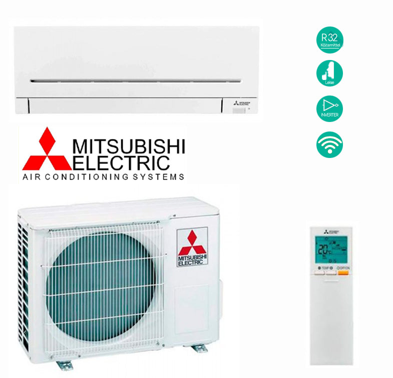 Mitsubishi AP MSZ / MUZ-AP-VGK Klimaanlage Single / Klimageraet / Klimaanlage Wohnen / Innengeraet / Aussengeraet / kühlen / heizen / Wifi / hochwertig