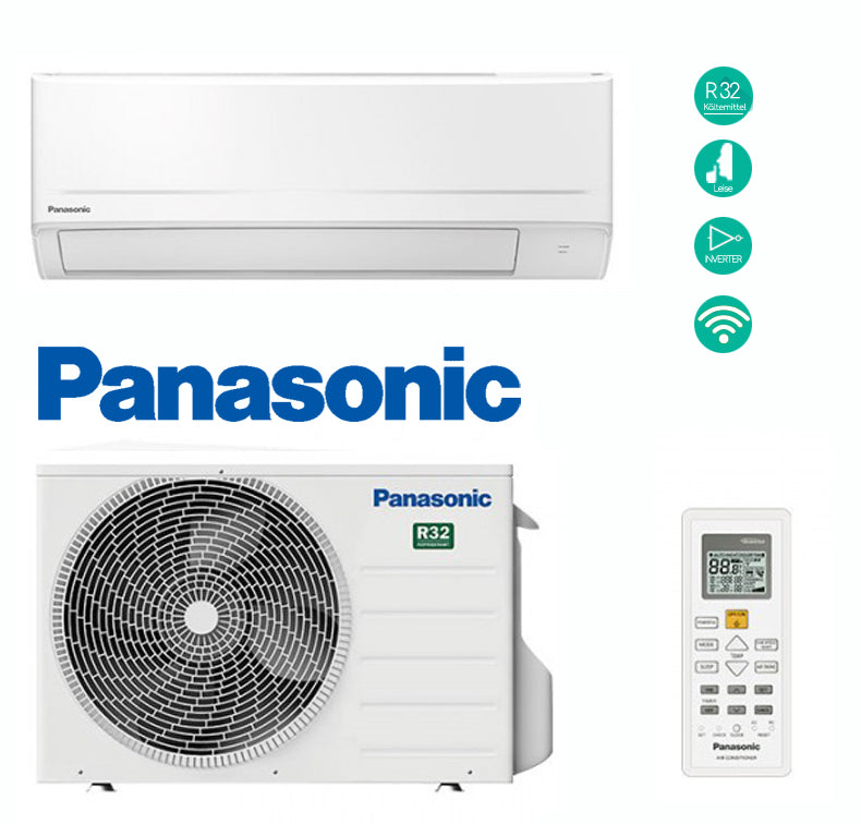 Panasonic Standard CS-BZ-XKE / CU-BZ-XKE Klimaanlage Single / Klimageraet / Klimaanlage Wohnen / Innengeraet / Aussengeraet / kühlen / heizen / Wifi / hochwertig