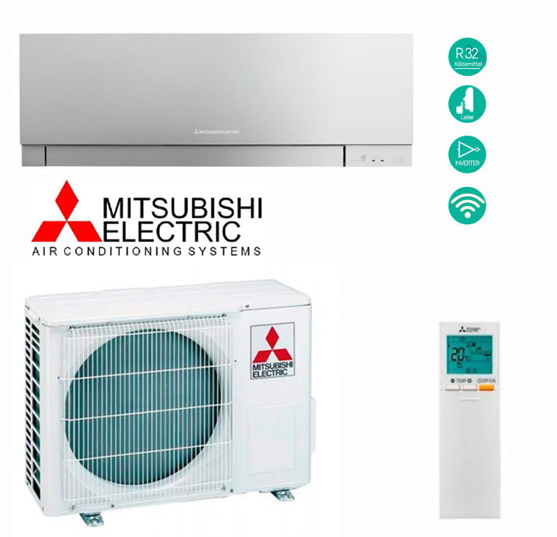 Mitsubishi Premium MSZ / MUZ-EF Klimaanlage Single / Klimageraet / Klimaanlage Wohnen / Innengeraet / Aussengeraet / kühlen / heizen / Wifi / hochwertig