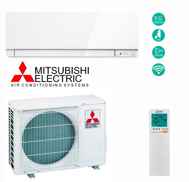 Mitsubishi Premium MSZ / MUZ-EF Klimaanlage Single / Klimageraet / Klimaanlage Wohnen / Innengeraet / Aussengeraet / kühlen / heizen / Wifi / hochwertig