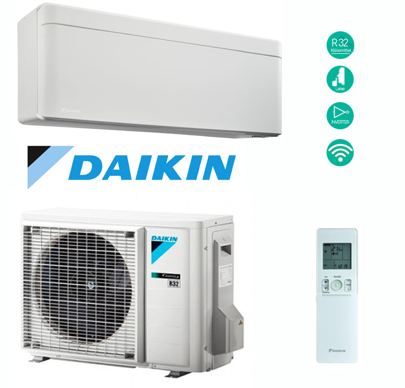 Daikin Stylish FTXA-AW / RXA Klimaanlage Single / Klimageraet / Klimaanlage Wohnen / Innengeraet / Aussengeraet / kühlen / heizen / Wifi / hochwertig