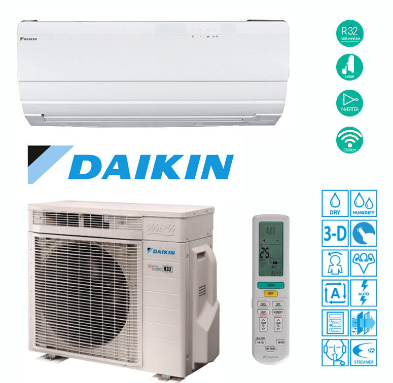 Daikin Ururu Sarara FTXZ / RXZ-N Klimaanlage Single / Klimageraet / Klimaanlage Wohnen / Innengeraet / Aussengeraet / kühlen / heizen / Wifi / hochwertig