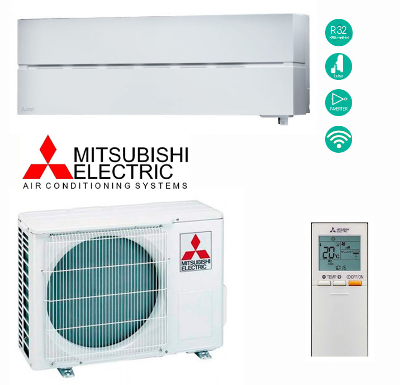 Mitsubishi Premium LN MSZ / MUZ-LN Klimaanlage Single / Klimageraet / Klimaanlage Wohnen / Innengeraet / Aussengeraet / kühlen / heizen / Wifi / hochwertig